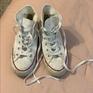 White high top converse